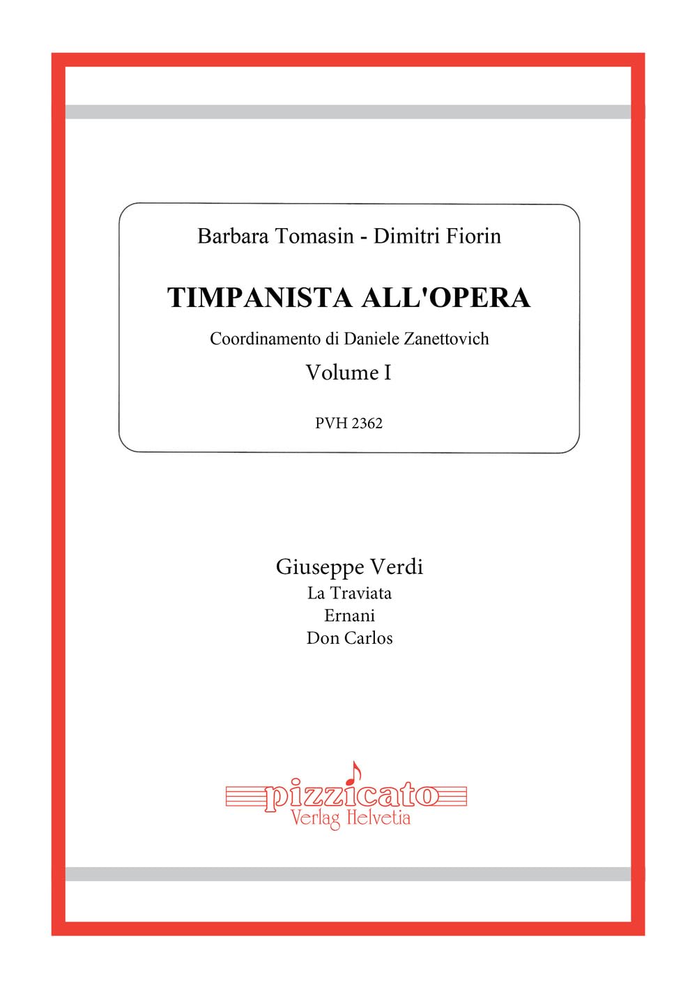 Timpanista all'Opera Vol 1 recueil timbales répertoire orchestre