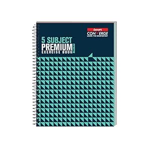 Luxor 5 Subject Exercise Book – 250 Pages