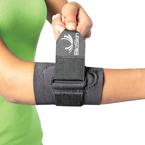 BioSkin Elbow Brace for Tennis Elbow & Golfers Elbow -