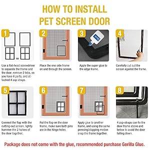 NAMSAN Pet Door for Display screen Door Sliding Canine Display screen Door Inside Measurement 12 x 16 inches Lockable Doggy Door Magnetic Automated Closing NAMSAN Pet Door for Display screen Door Sliding Canine Display screen Door Inside Measurement 12 x 16 inches Lockable Doggy Door Magnetic Automated Closing