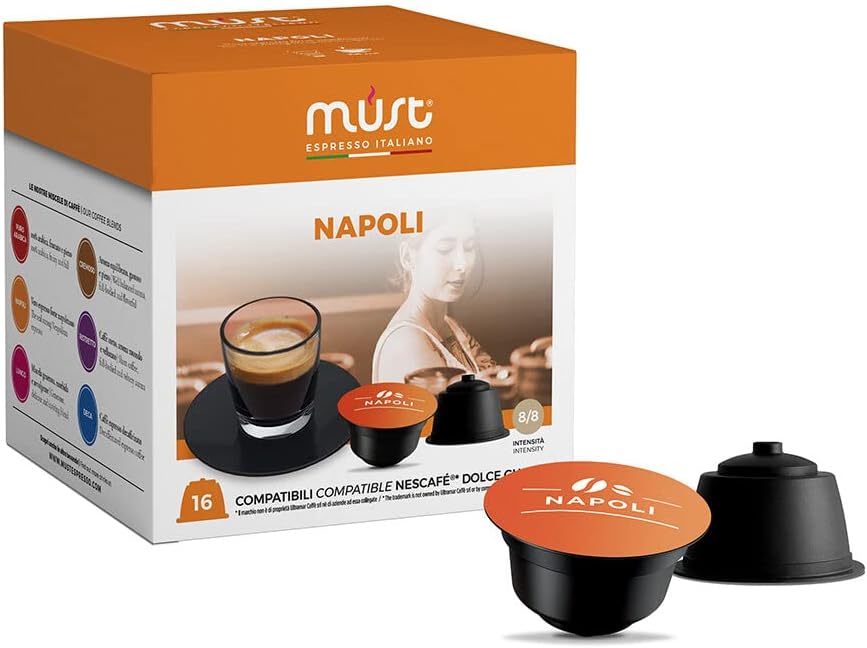 Amazon | イタリア発エスプレッソ「ナポリ」ドルチェグスト用カプセル 