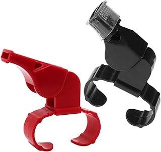 KICHOUSE 2Pcs Treinadores Apito Com Anel Professor Apito Esportes Apito Anel Apito Apito De Segurança Apito Para Adultos Apito Para Esportes Apito Para Professores Em Massa Sobreviver Abs
