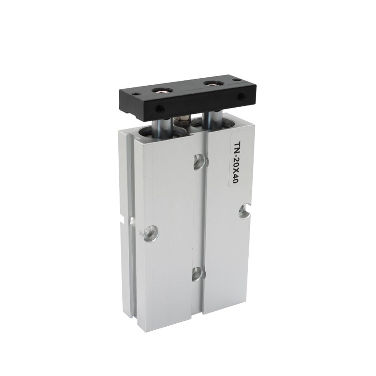 Vérin pneumatique TN32 double tige 70mm pour guidage précis sans torsion
