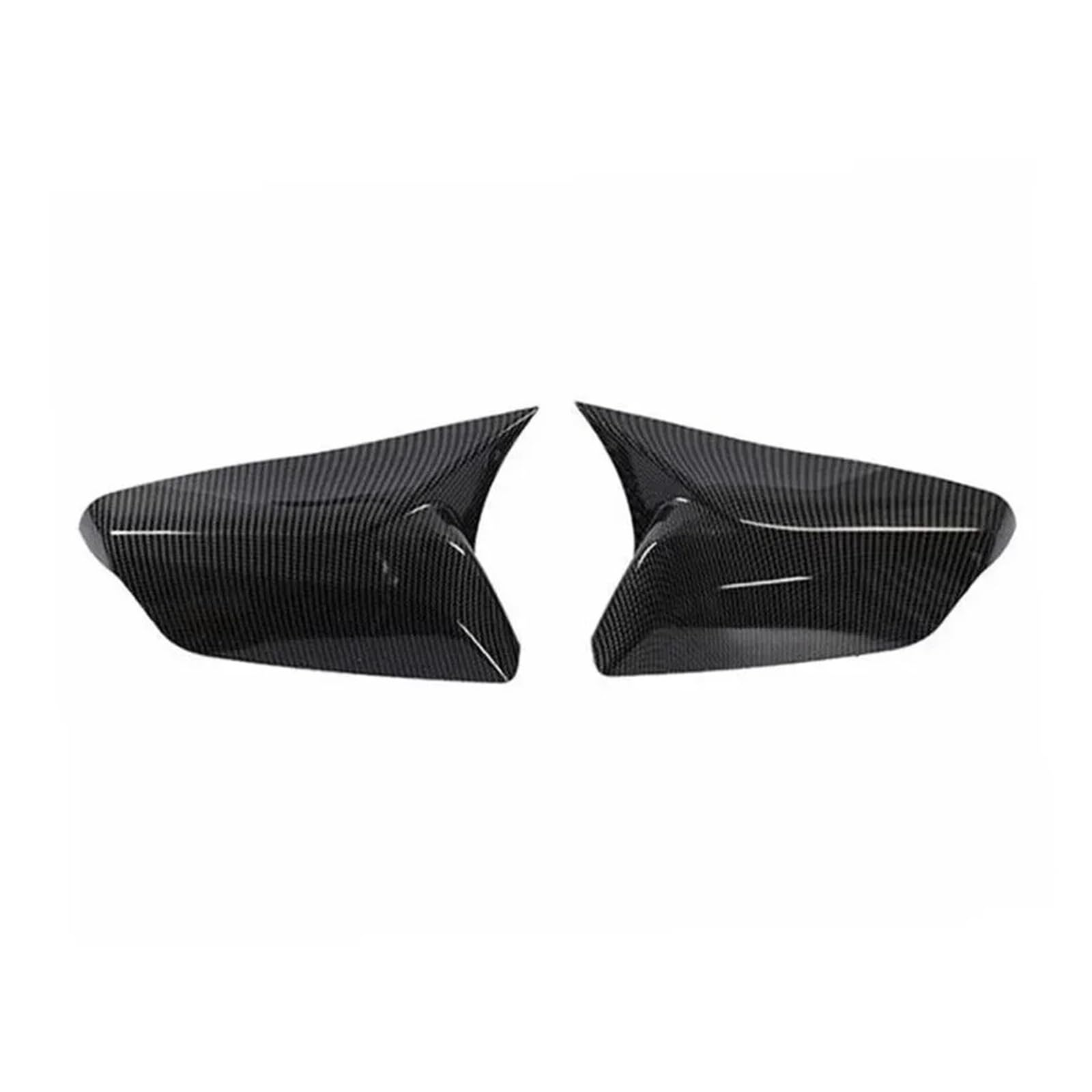 Mirror Covers Caps for Chevrolet for Malibu L LS LT 2016-2021 USA Version ABS Rearview Side Mirror Cover Wing Cap Exterior Door Trim Adhesive Sticker(Carbon Look)