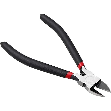 Nuosen Precision Wire Cutters Electrical Cable Cutter Side Cutters Diagonal Plier For Craft Wire Jewelry Cable Cutters Amazon Co Uk Diy Tools