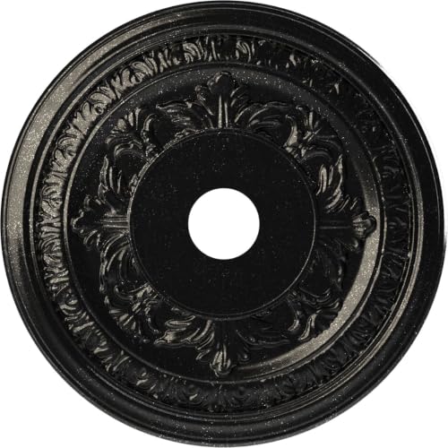 22"OD x 3 1/2"ID x 1"P Baltimore Thermoformed PVC Ceiling Medallion (Fits Canopies up to 7 3/4"), Textured Metallic Galaxy
