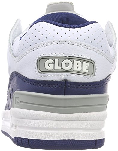 Image of Globe Fusion Skateboard Shoes, White White Blue 0, 7.5 UK
