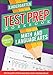 Kindergarten Grade Math & Language Arts Test Prep Workbook (Aligned with Common Core Standards) v3