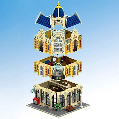 KEKRAV Architektur Corner Post Office Building Set, 3D Street View City House Building Model mit Licht, 4030 Stücke… – Bild 5