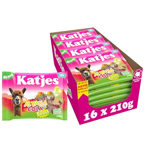Katjes SAUER Al Paka Cola Vorratspack Vegan 16 x 210 g