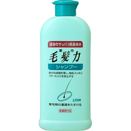 Amazon ライオン 薬用毛髪力シャンプー２００ｍｌ 6個セット 毛髪力 シャンプー 通販