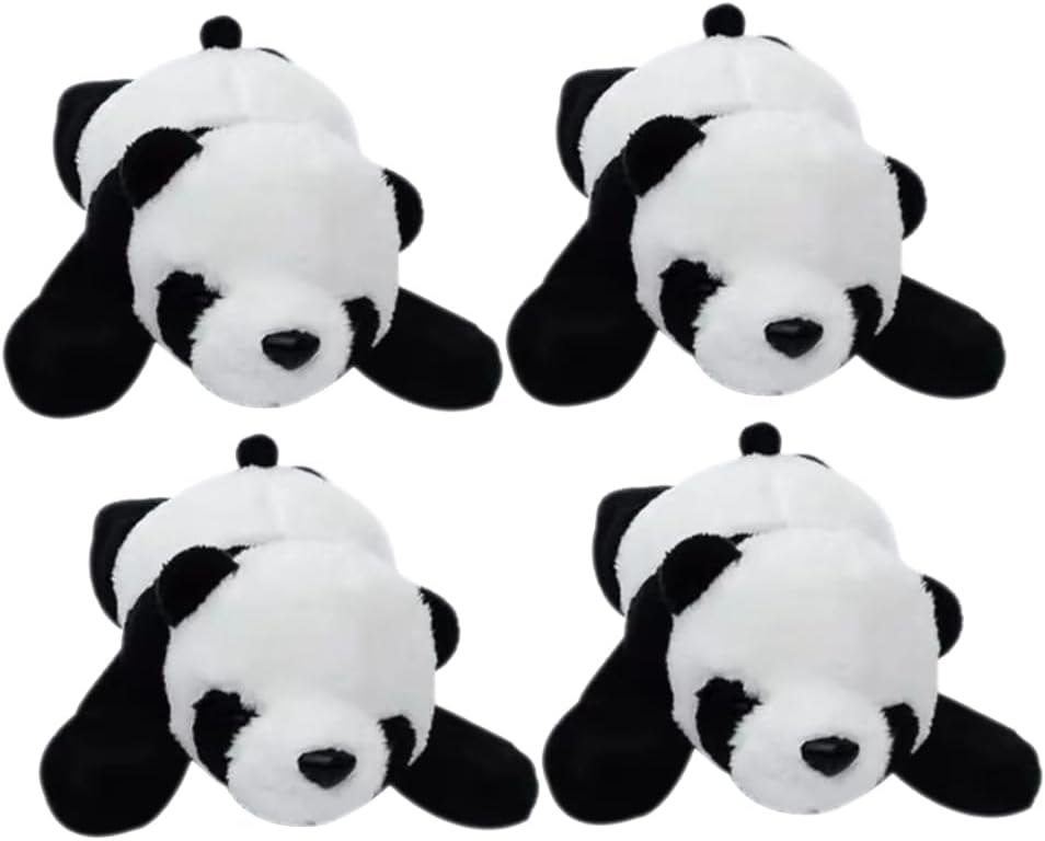 Zerodeko 4Pcs Panda Fridge Magnets Cartoon Animal Magnets for Refrigerator Memo Note Holders for Kitchen Fridge Decor for Home Office Housewarming Party Gift