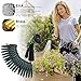 Coil Hose 15FT EVA Coil Garden Hose With 3/4'' Brass Connector Coiled Water Hose Lightweight And No Kink Includes 7 Patterns Spray Nozzle For Outdoors Lawn Watering Car Washing