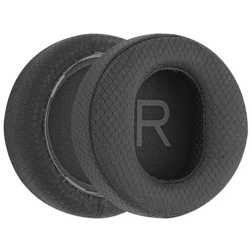 Image of Geekria Comfort Mesh Fabric Replacement Ear Pads for Microsoft Surface GEN I /GEN II Headphones Ear Cushions, Repair Parts (Black)