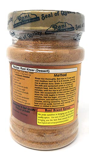 Rani Nutmeg (Jaiphul) Ground Powder Spice 3Oz (85G) Pet Jar ~ All Natural | Vegan | Gluten Friendly | Non-Gmo | Indian Origin #TOP1