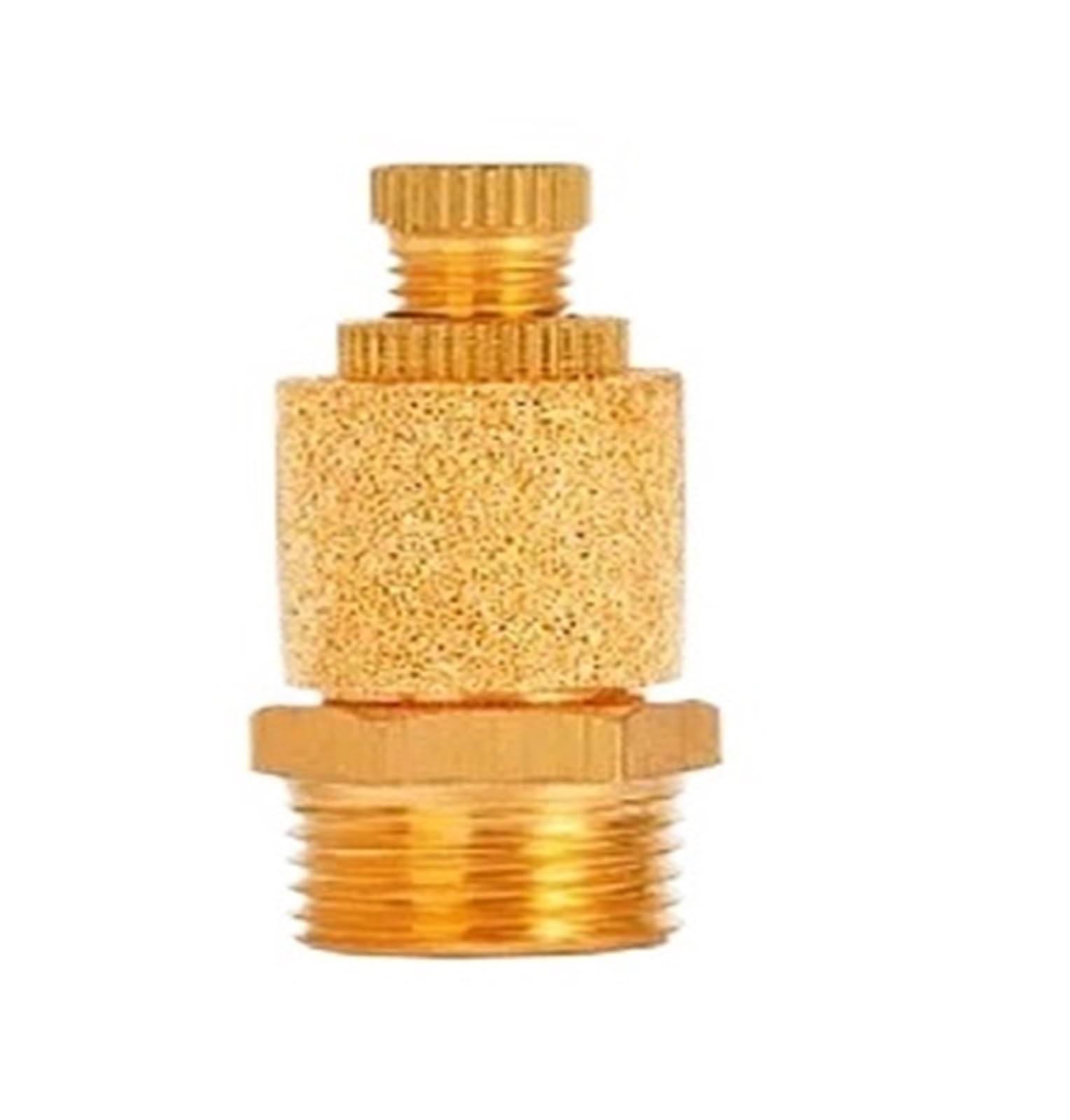Silencieux d'échappement pneumatique 1/8 ''1/4'' 3/8 ''1/2'', filetage mâle for le bruit de l'air, en laiton réglable, Long et court BSL(Long-G1)