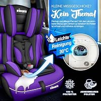 KIDUKU® Kindersitz 9-36 kg (1-12 Jahre) mit Kindersitzunterlage ECE R129/03 – Ansicht 6
