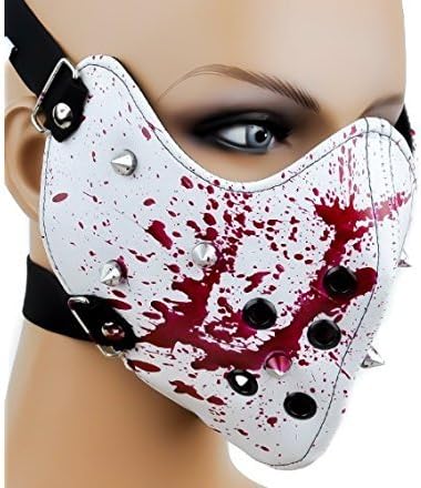 Bloody Spike Motorcycle Face Mask Horror Halloween Cosplay Anime Biker Paint Ball