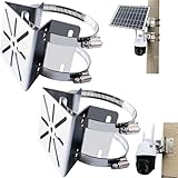 防犯・監視カメラアクセサリ ステンレススチールモニター パーツ、垂直ポール パーツ、水平ポール パーツ、穴あけ不要、調整可能、取り付け簡単、円筒 パーツ、角柱、ポール ラック、防犯カメラ 取り付け金具、304スチールベルト+ネジパッケージの組み合わせ (201-2)