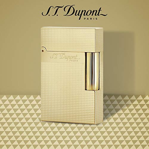 Encendedor S.T. Dupont Ligne 2 Small Microdiamante Amarillo Oro miniatura 2