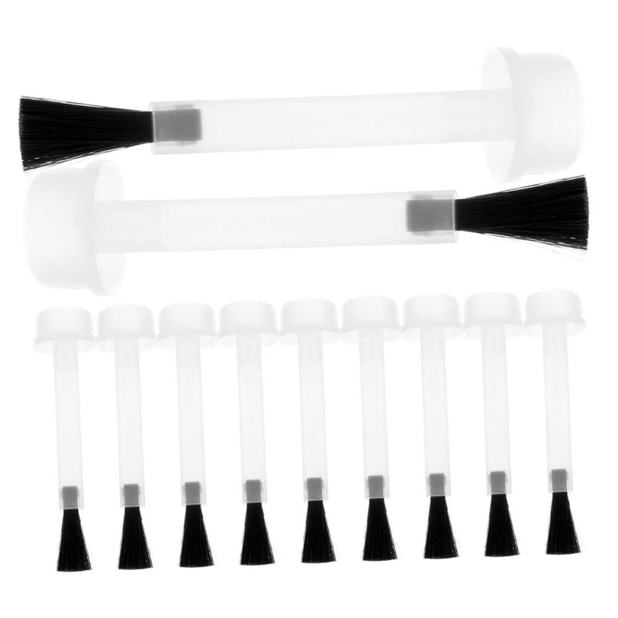 Didiseaon 40Pcs Replacement Nail Polish Bottle Brushes Gel Applicator Tool for Nail Art and Salon Use Lightweight Convenient and Easy to Apply