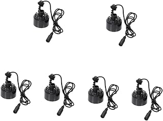 DECHOUS Mini Fog Maker 6 Pcs Fish Tank Nebulizer Fog Maker Light Fogger Mist Colored Lamp Fog Maker Air Fittings Fish Tank