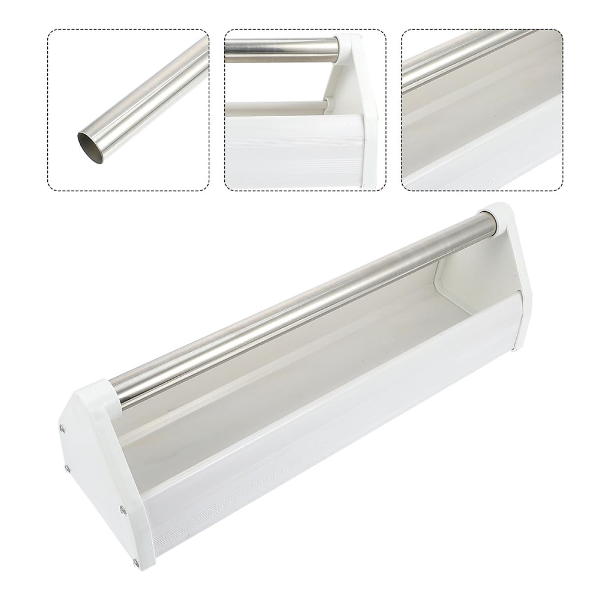 Mangeoire Lot de 2 Plastique Acier Inoxydable et pour en Légère et Pratique Jardins et Usage Intérieur