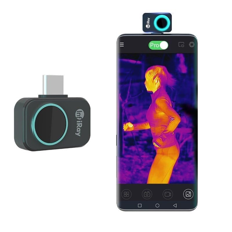 P2 Thermal Imager IR Sensor Resolution 256 * 192 Mobile Phone Infrared Thermal Imager Camera Thermal Leak Diagnosis Thermal Sensor Thermometer