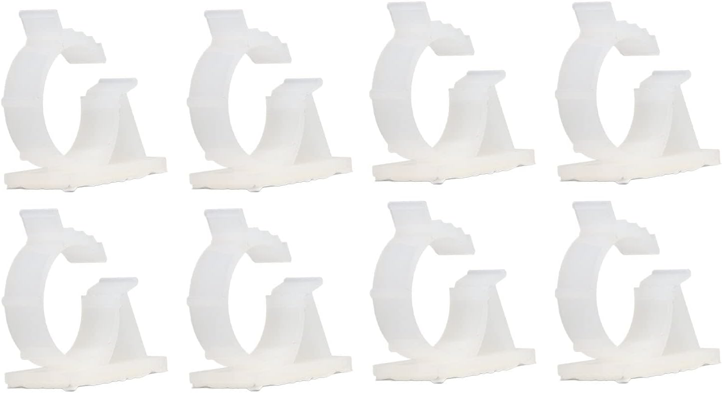 Jonlaki 100PCS Cable Management Clips - SelfAdhesive PA66 Nylon Cord Organizers for Home and Office (YX-1316)