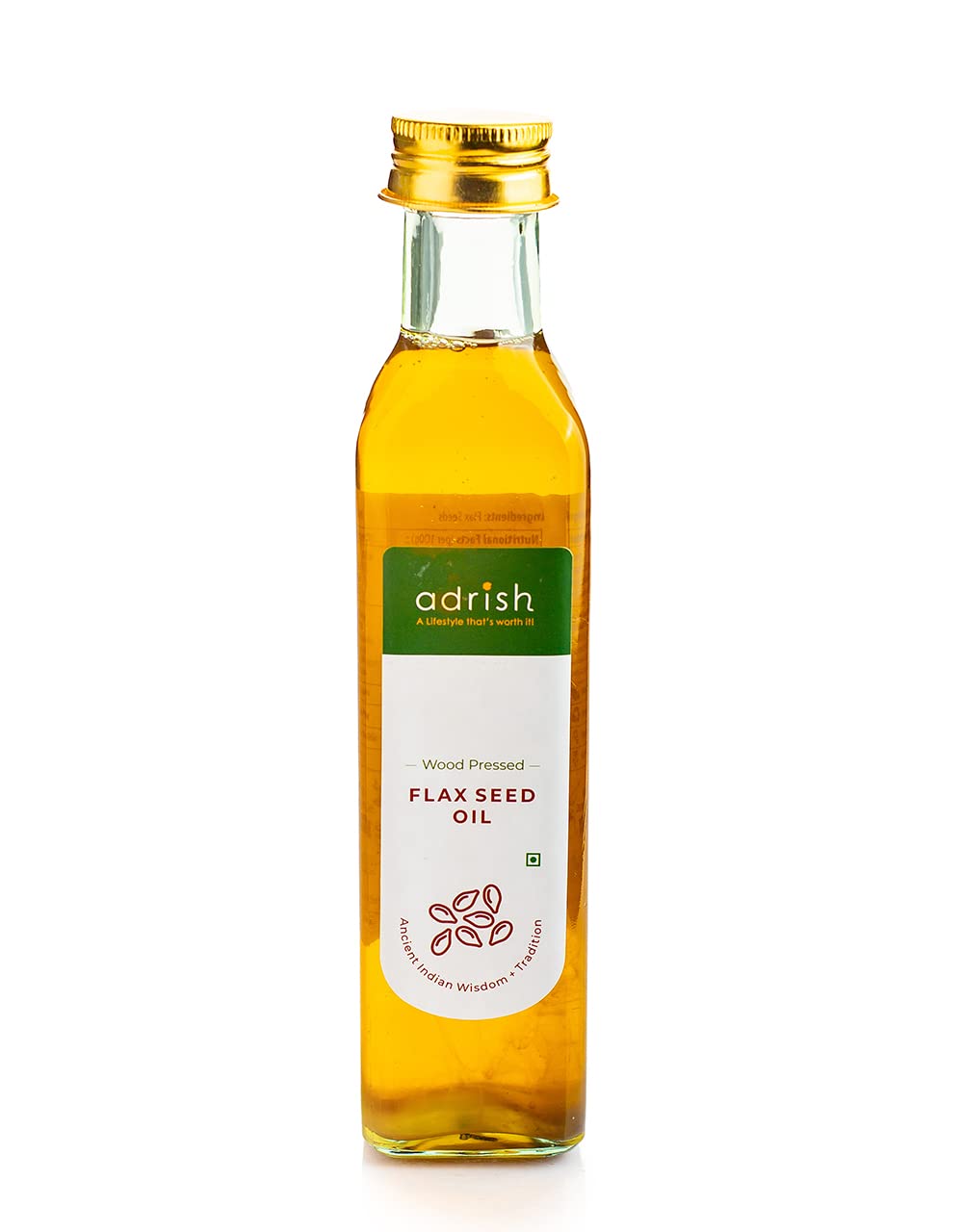 Adrish Zerowaste Organic Flaxseed Oil 250 ml (B09TB54TDX) Amazon Price History, Amazon Price Tracker