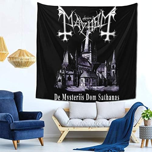 AshleySSnavely Rock Music Band Tapestry Mural Wall Hanging Home Mural Decor Blanket Art Decor for Bedding Tapestry 59 X 59 Inch