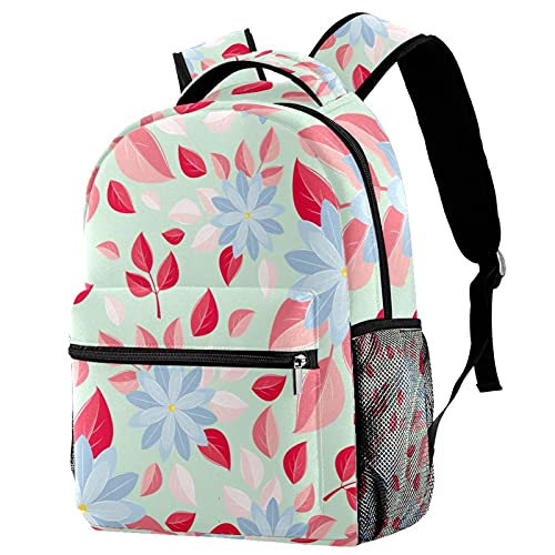Sac à dos flocon de neige grand format pour voyage et collège multicolore