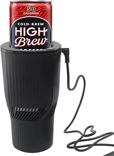 Taza portátil 2 en 1 inteligente para auto, calefacción y refrigeración, soporte para taza de café, soporte perfecto para viajeros o viajes por
