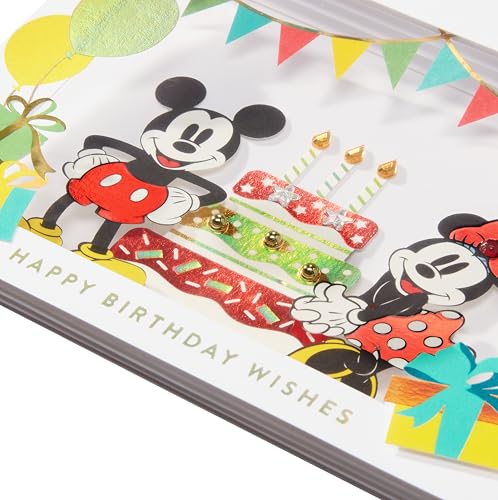 Image of Papyrus Mickey and Minnie Mouse Birthday Card (As Wonderful As You)