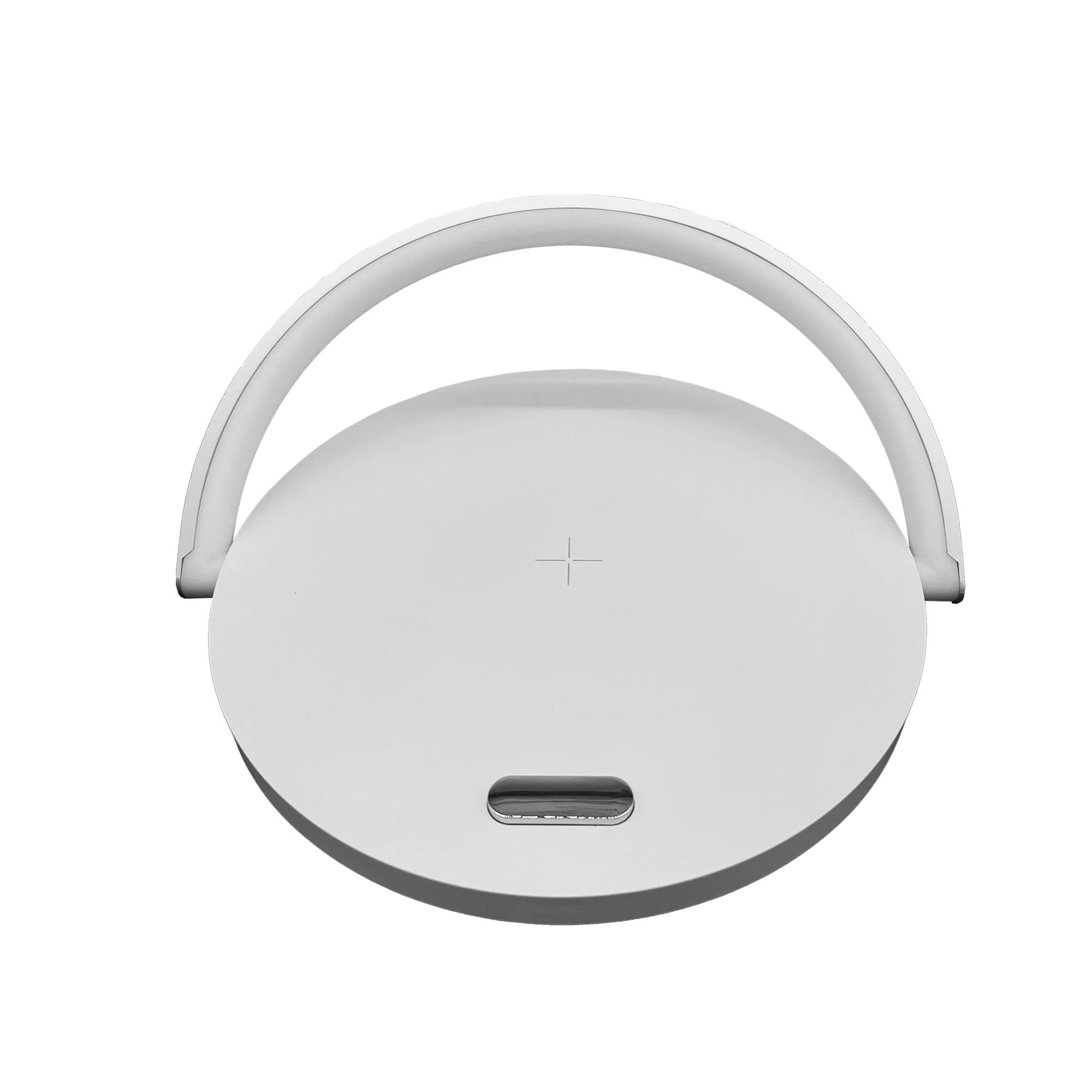 Nicoman LED Desk Lamp with Wireless Phone Charger & USB Port Charging, Touch Control, Dimmable Lamp for Kids, Adults Reading Study Desk Light |Office School Bedroom Decoration| (Wood)