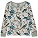Cudlie Boys’ 4-Piece Pajama Set, Super Comfy Cotton Blend Sleepwear, 2 Tops and 2 Bottoms, Fun Designs – Size: 5T - Dinosaur