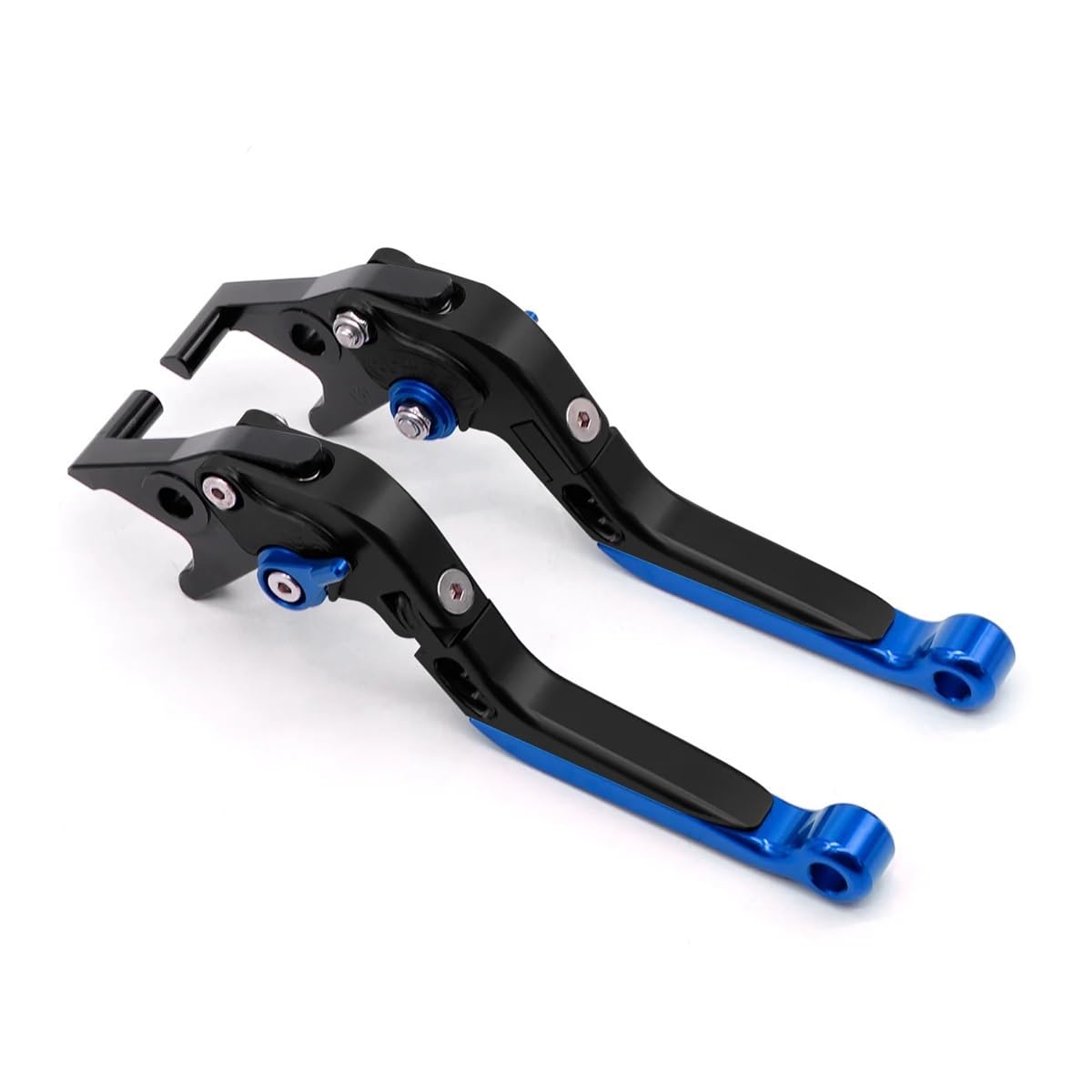 Zdgxfhsrh Bk.bk.bu.bu Motorcycle Brake Clutch Levers For Ya&Maha Nmax 160/155/125 2015-Present Clutch Lever Brake Set Adjustable Folding Handle Levers Motorcycle Accessories(Bk.bk.bu.bu)