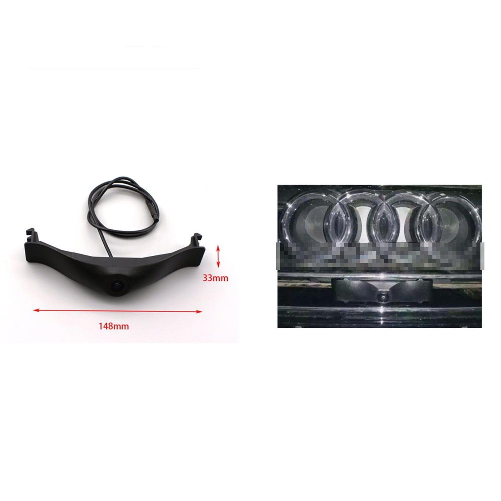 Kamera cofania z przodu samochodu, do Audi, A6 C7 A6L 2015 2016 Nie pasuje do C5 C6 4F C8