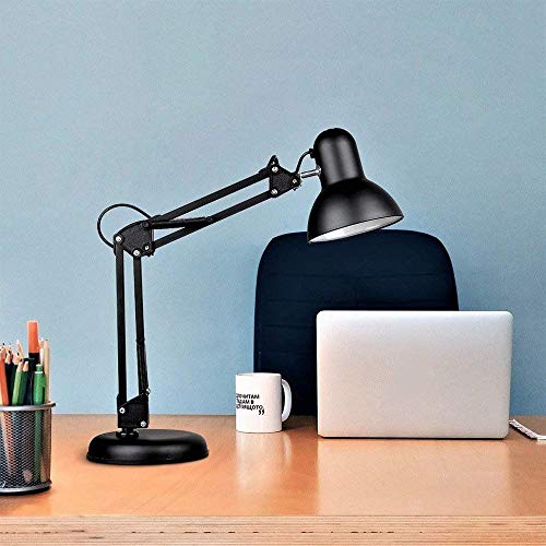 Luminaria Robo Articulada de Mesa com Base Garra Computador Home Office