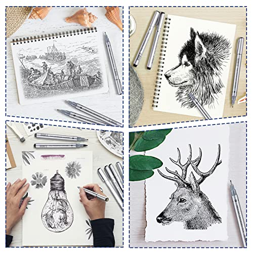 Sgdzvd Drawing Waterproof Pen, Black Fine Liner, Fine Point Drawing Pen 0.2Mm To 1.0Mm Writing Marker Pens Width Tips And 2.5Mm, Flare Pens 0.38 Pens Fine Point Black Pens (Set Of 10) #TOP6