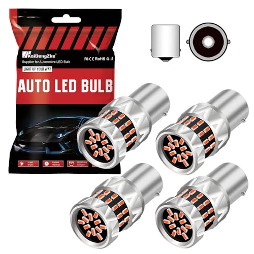 P21W 1156 LED bombilla roja BA15S tamaño 1:1 para sustituir luces de freno fundidas