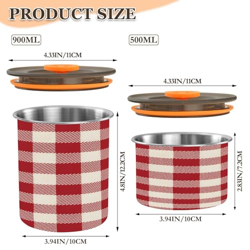 Contenedor Hermético de Café Acero Inoxidable 900 ml miniatura 3