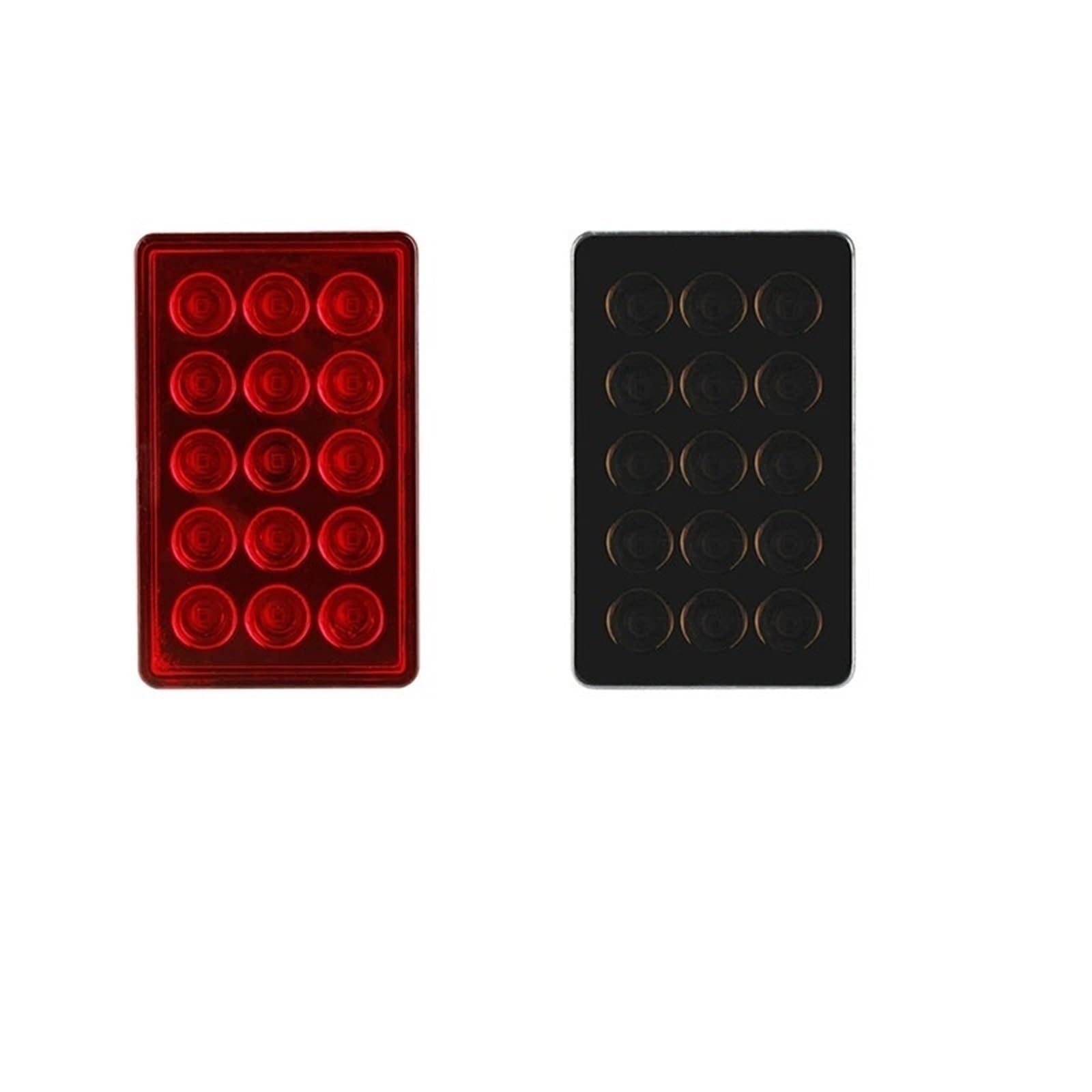 Generico Luce freno Terza luce di stop Stroboscopica Luce posteriore 15 ROSSI guida DRL Fendinebbia