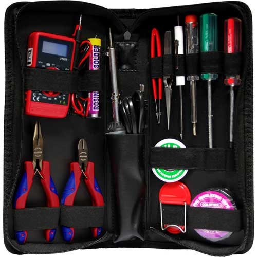 Preisvergleich Produktbild Werkzeug Set mit Lötkolben und Multimeter - 15-teilig