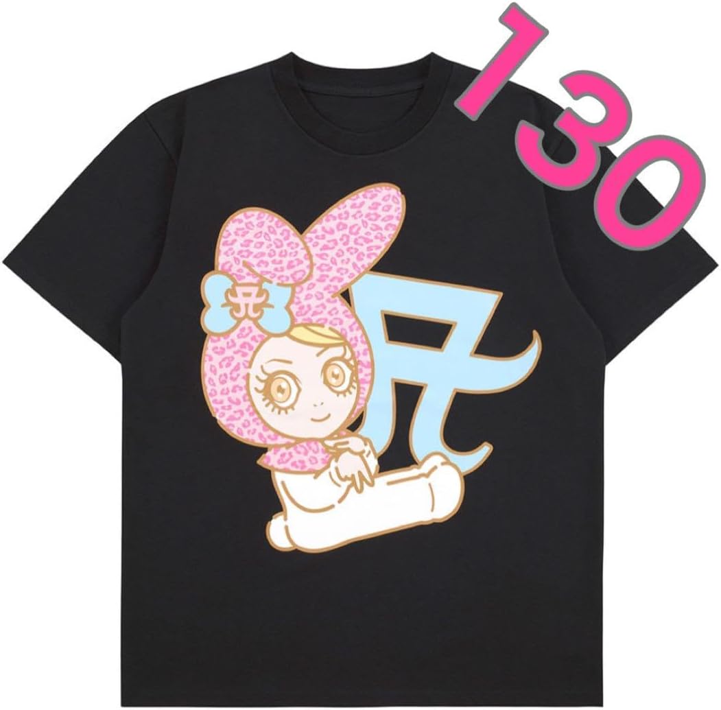 浜崎あゆみマイメロディ キッズ Tシャツ ピンク　130新品 浜崎あゆみ キッズ 130 浜崎あゆみマイメロディ キッズ Tシャツ