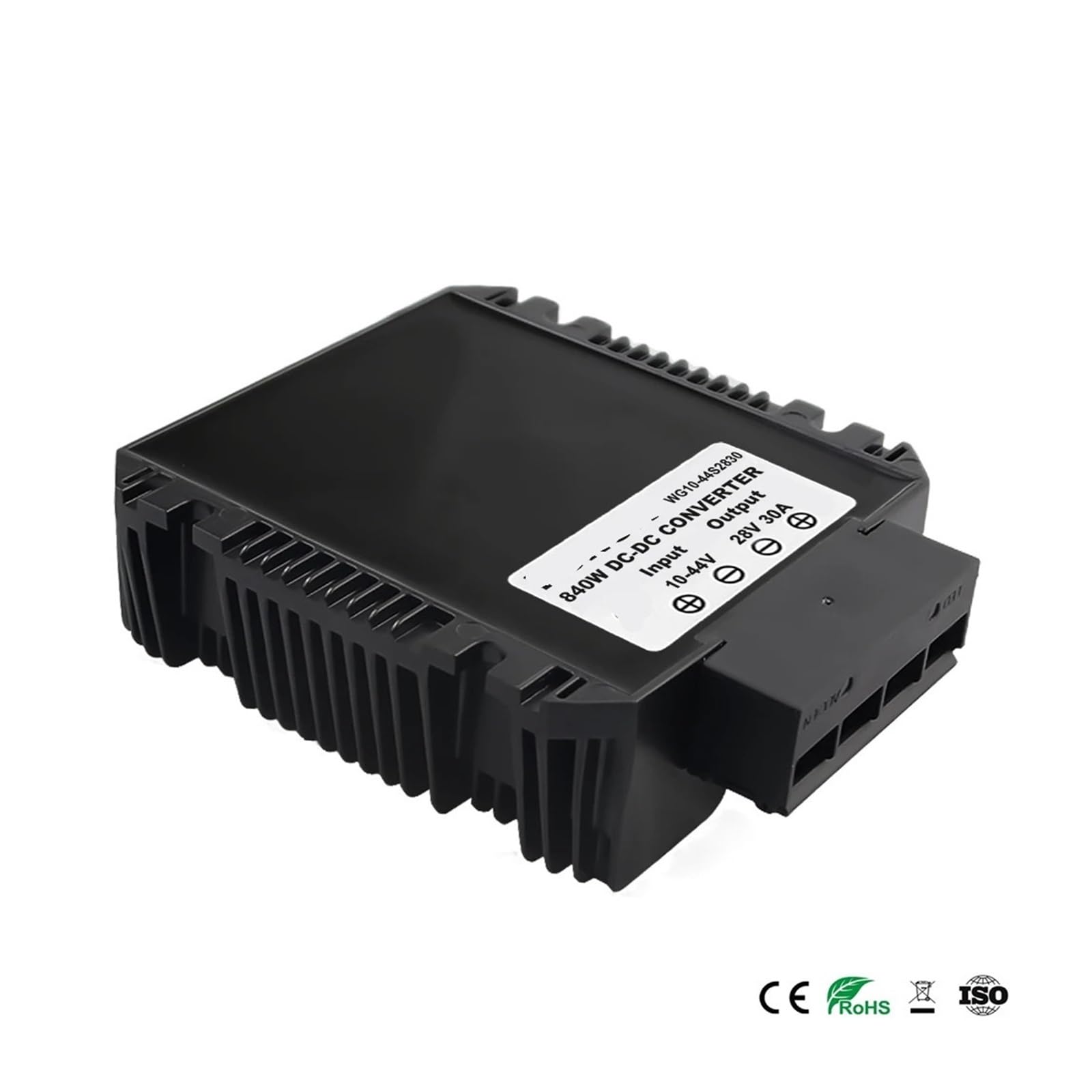 Convertidor Elevador/Reductor CC-CC Transformador Elevador/Reductor 10-44 V a 28 V 12 V, 24 V, 36 V 30 A 840 W Específico del vehículo