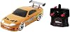 Jada Fast and Furious Remote Control Car - 1995 Toyota Supra, 1:16 Scale, High Speed and Durability, Fast & Furious RC Car Model 206006