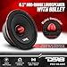 DS18 Mid and High Car Speaker Package - 2X 6.5