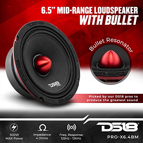 DS18 Mid and High Car Speaker Package - 2X 6.5" Midrange, 2X 1" Tweeters, Built-in Crossover by DS18 - Used condition - Image 3