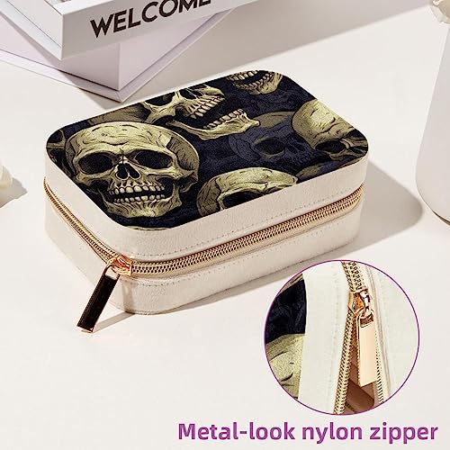 Caja de calavera de terciopelo compacta contra golpes y desorden 7